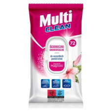Luba Multi Clean універсальні вологі серветки з клапаном для прибирання Magnolia, 72 шт